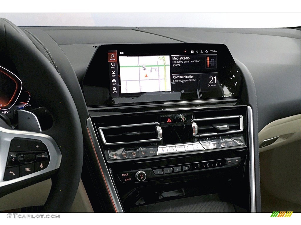 2021 8 Series M850i xDrive Coupe - Barcelona Blue Metallic / Ivory White photo #6