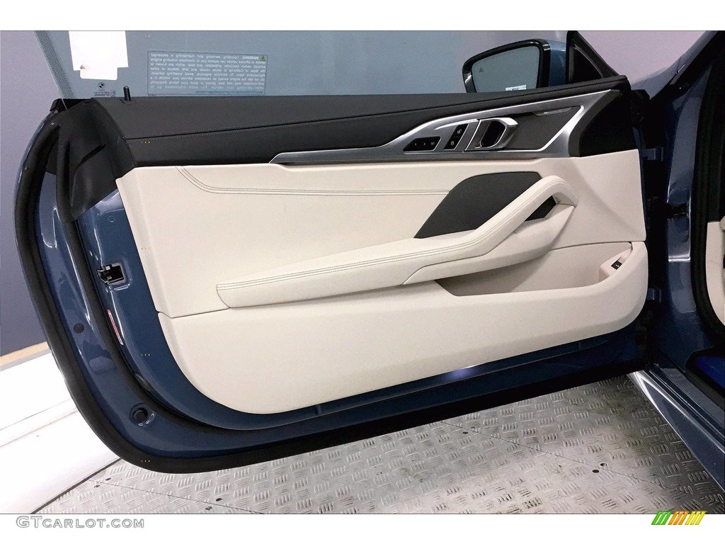 2021 8 Series M850i xDrive Coupe - Barcelona Blue Metallic / Ivory White photo #13