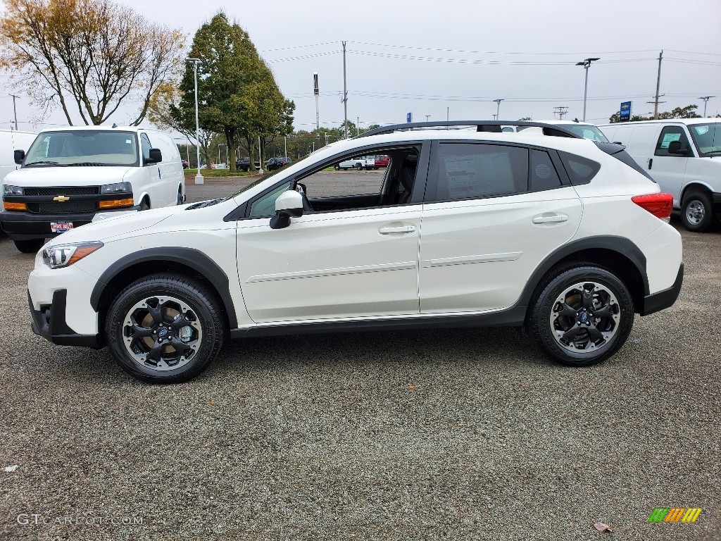 Crystal White Pearl 2021 Subaru Crosstrek Premium Exterior Photo #139952289