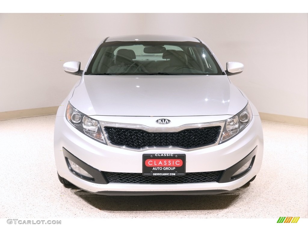 2013 Optima EX - Bright Silver Metallic / Gray photo #2