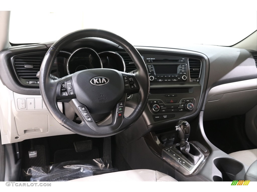 2013 Optima EX - Bright Silver Metallic / Gray photo #6