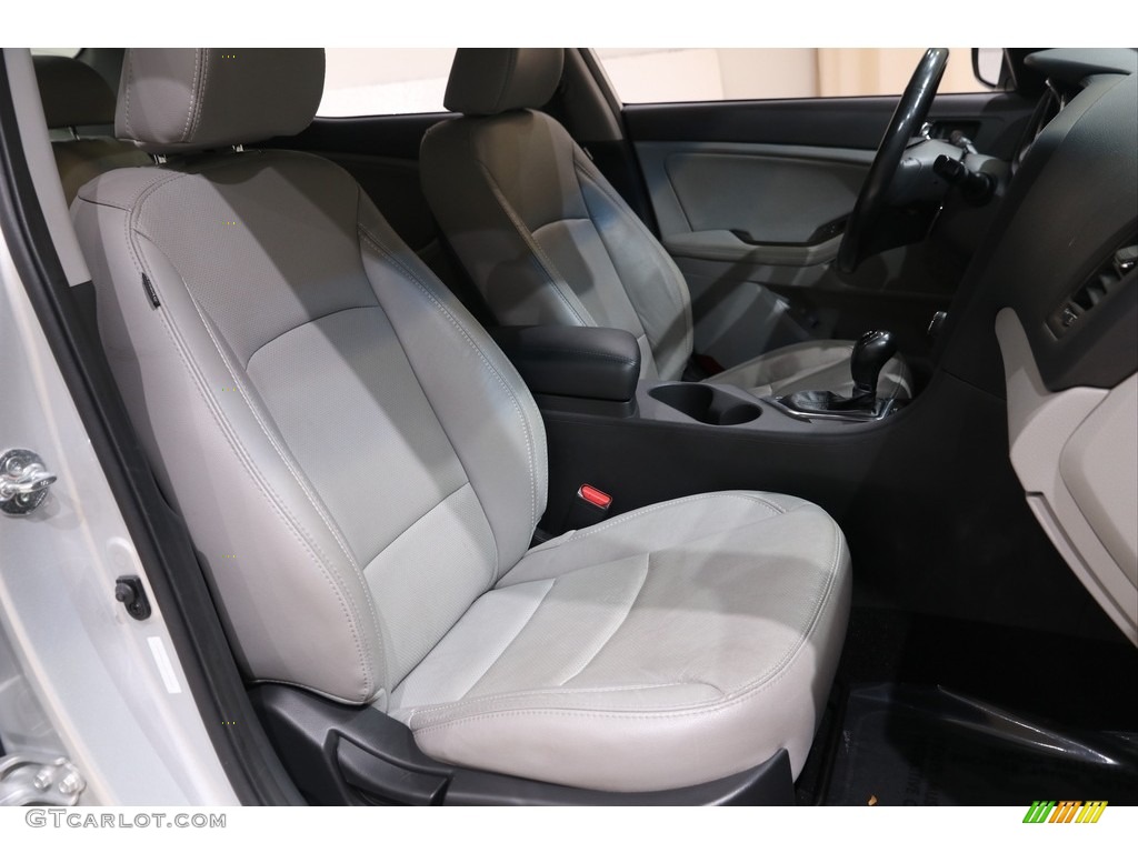 2013 Optima EX - Bright Silver Metallic / Gray photo #13