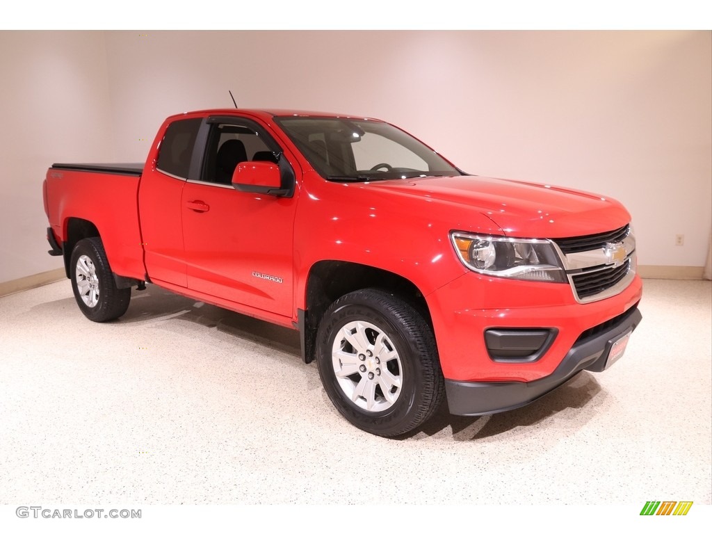 Red Hot 2016 Chevrolet Colorado LT Extended Cab 4x4 Exterior Photo #139953099