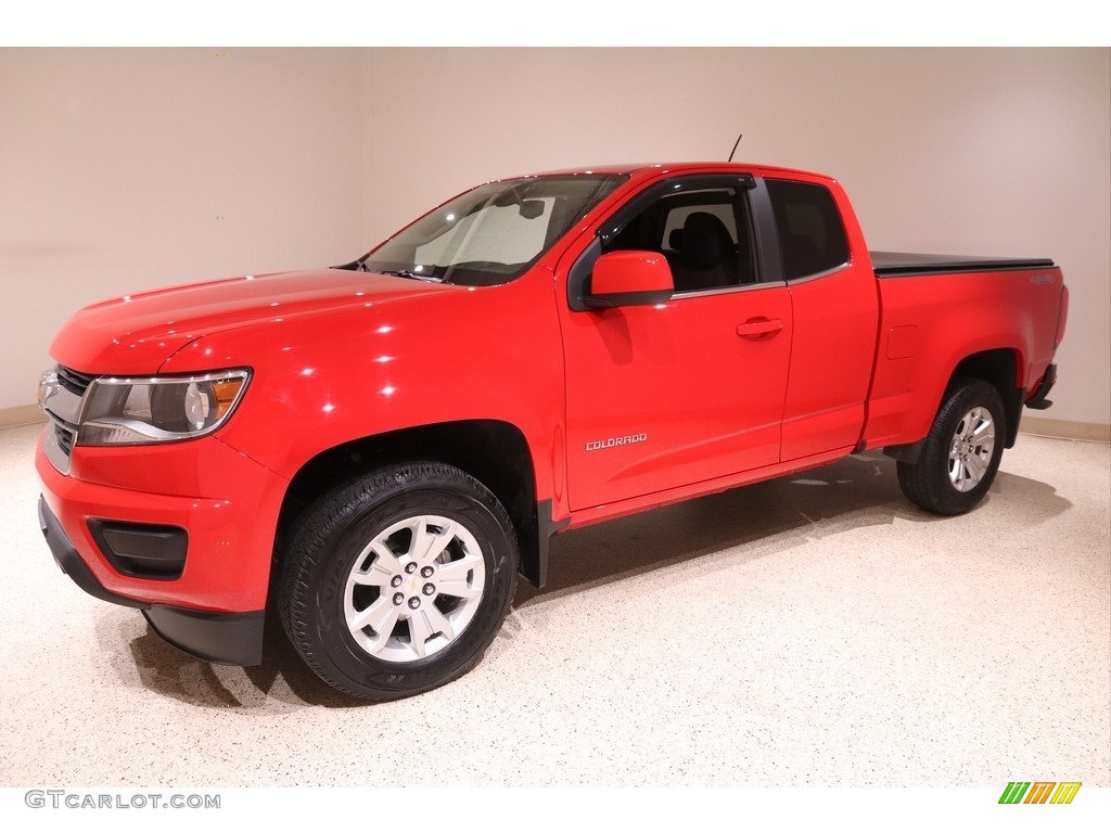 Red Hot 2016 Chevrolet Colorado LT Extended Cab 4x4 Exterior Photo #139953126