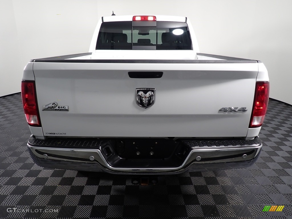 2018 1500 Big Horn Quad Cab 4x4 - Bright White / Black/Diesel Gray photo #14