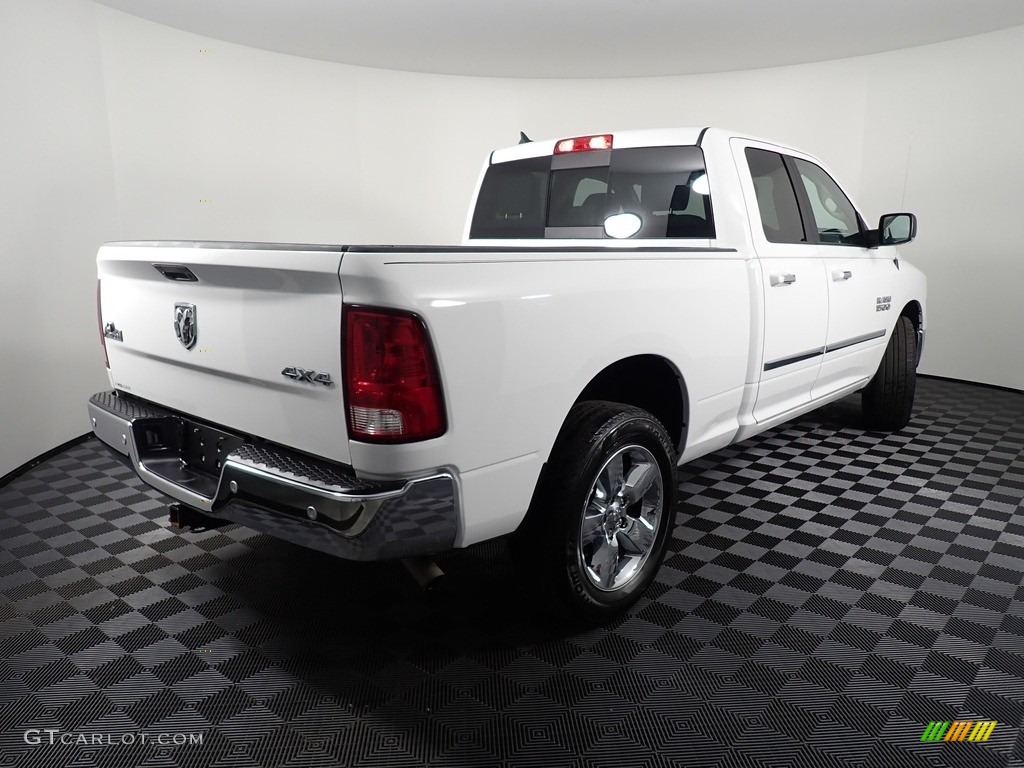 2018 1500 Big Horn Quad Cab 4x4 - Bright White / Black/Diesel Gray photo #17