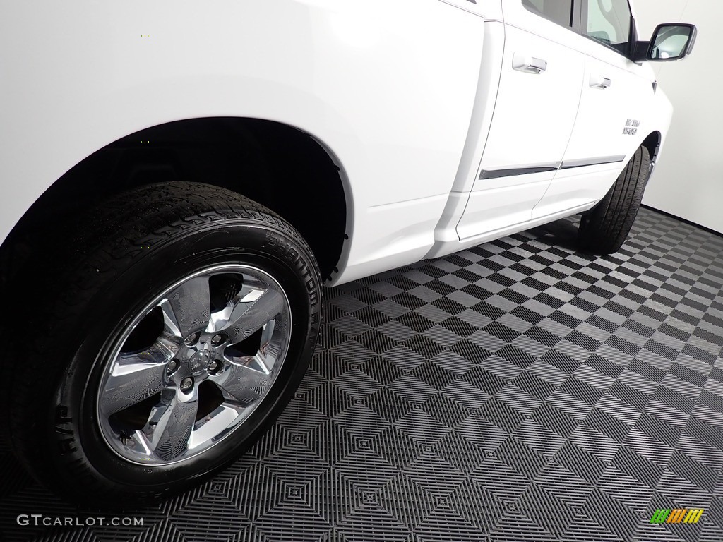 2018 1500 Big Horn Quad Cab 4x4 - Bright White / Black/Diesel Gray photo #18