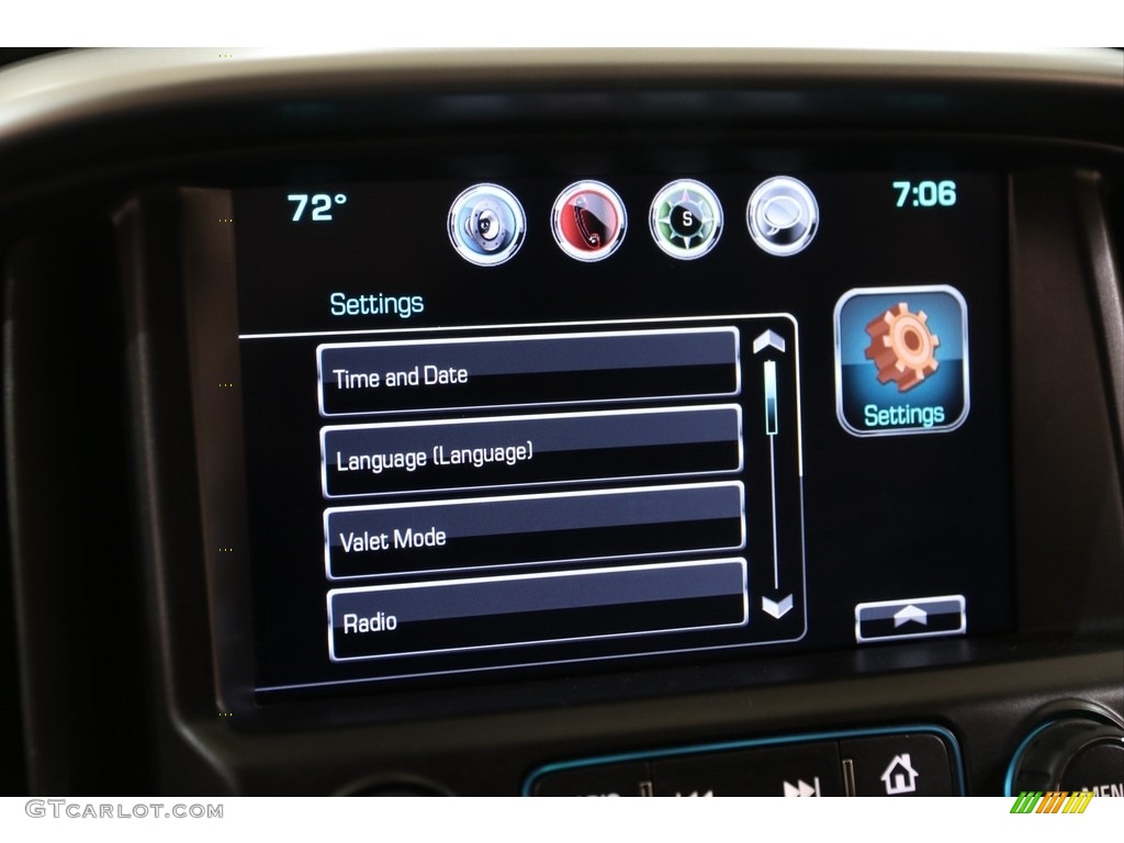 2016 Chevrolet Colorado LT Extended Cab 4x4 Controls Photo #139953276