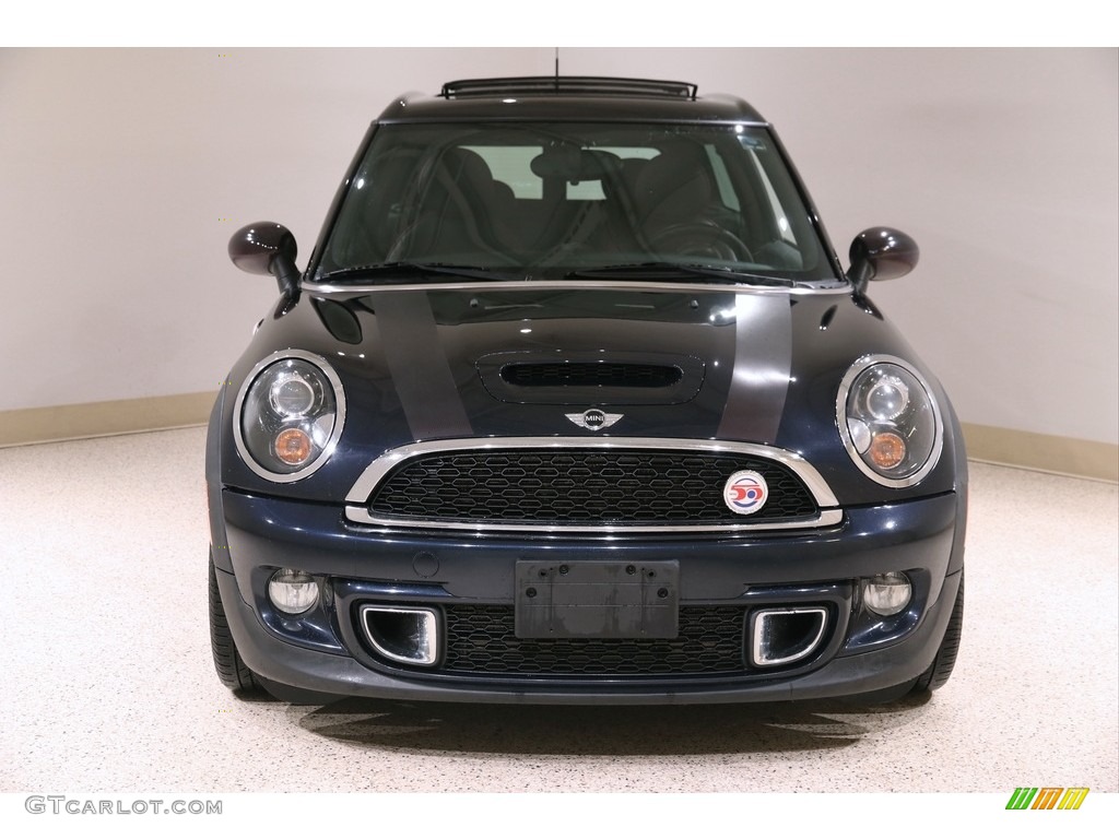 2012 Cooper S Clubman Hampton Package - Reef Blue Metallic / Black Lounge Leather/Damson Red Piping photo #2