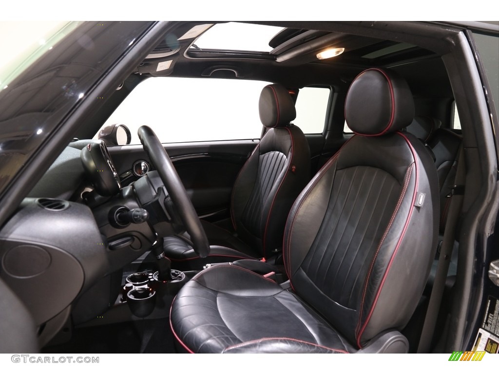 2012 Cooper S Clubman Hampton Package - Reef Blue Metallic / Black Lounge Leather/Damson Red Piping photo #4
