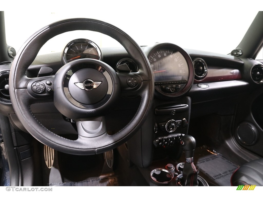 2012 Cooper S Clubman Hampton Package - Reef Blue Metallic / Black Lounge Leather/Damson Red Piping photo #6