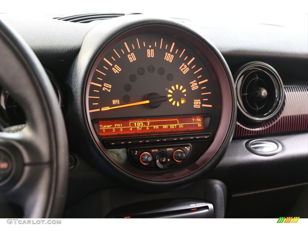 2012 Cooper S Clubman Hampton Package - Reef Blue Metallic / Black Lounge Leather/Damson Red Piping photo #9