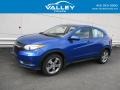 Aegean Blue Metallic 2018 Honda HR-V LX AWD