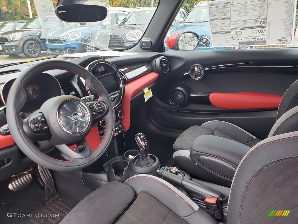 JCW Carbon Black/Dinamica Interior 2021 Mini Convertible John Cooper Works Photo #139954230