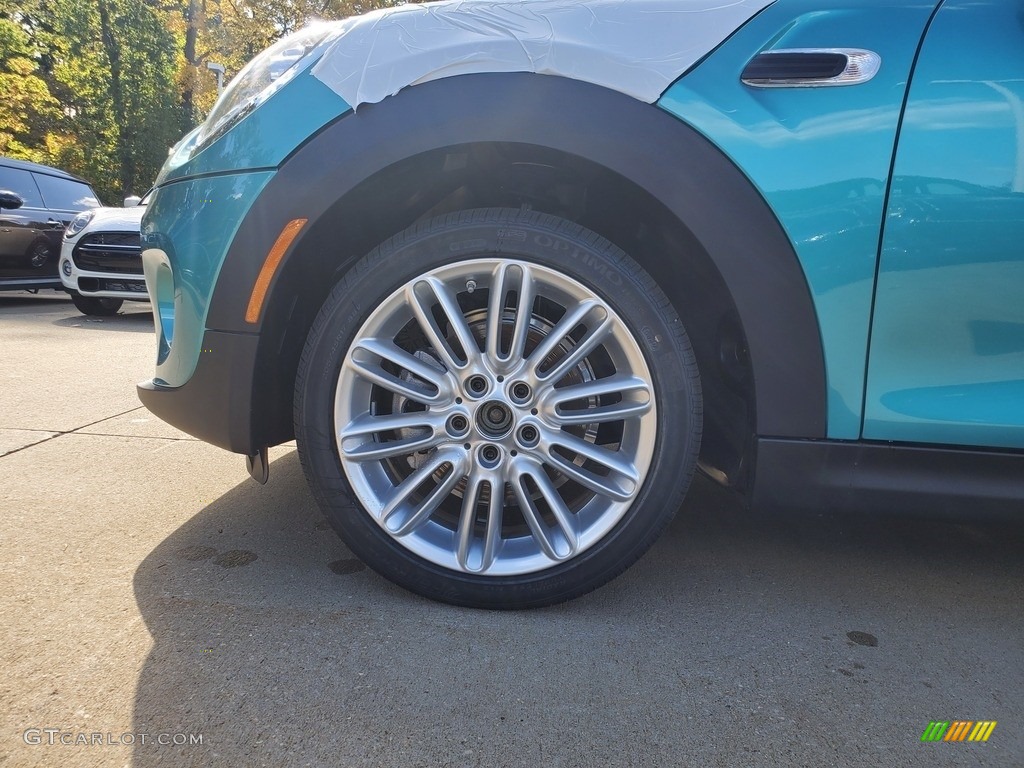 2021 Convertible Cooper - Caribbean Aqua Metallic / Chesterfield Satellite Grey photo #3