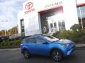 2017 Electric Storm Metallic Toyota RAV4 XLE AWD  photo #2