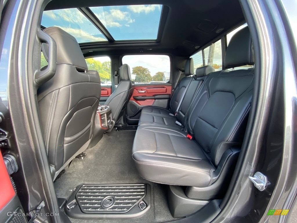 2021 Ram 1500 Rebel Crew Cab 4x4 Rear Seat Photo #139955695