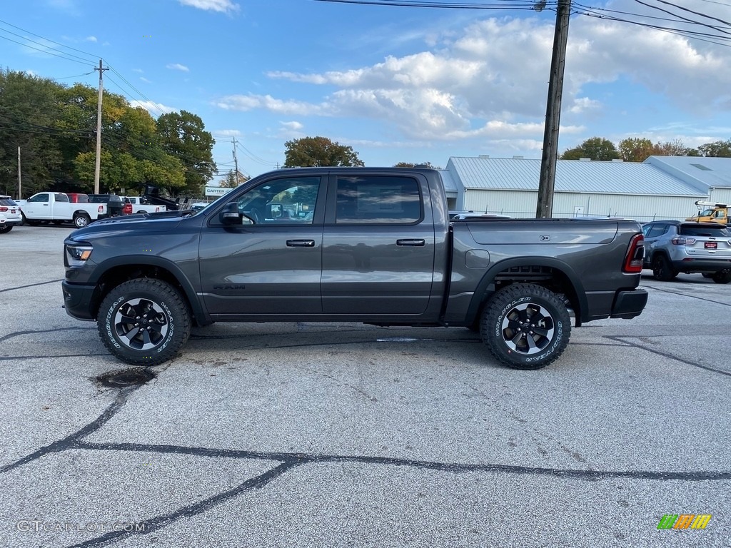 Granite Crystal Metallic 2021 Ram 1500 Rebel Crew Cab 4x4 Exterior Photo #139955824