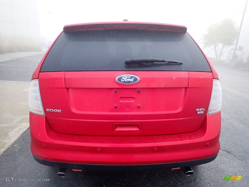 2010 Edge SEL AWD - Red Candy Metallic / Medium Light Stone photo #3