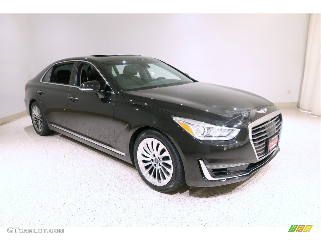 2018 Genesis G90 5.0 AWD - Victoria Black / Black photo #1