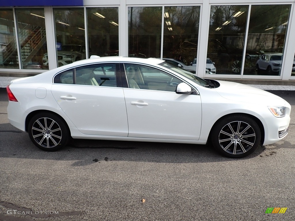 2017 S60 T5 AWD - Ice White / Soft Beige photo #2