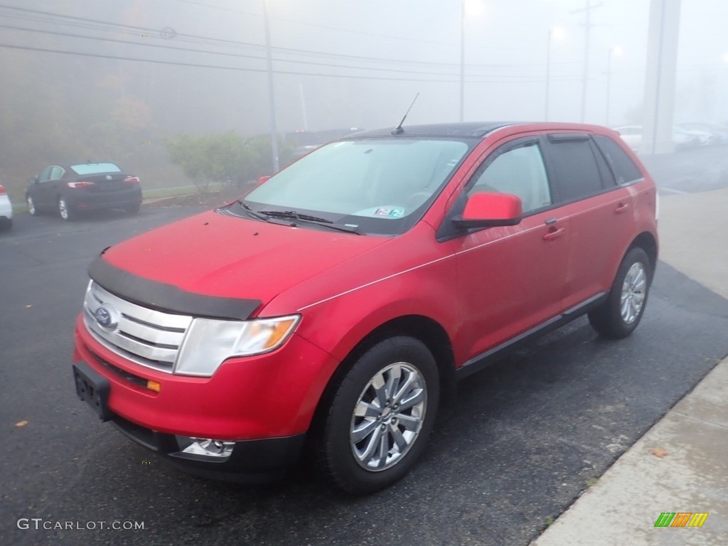 2010 Edge SEL AWD - Red Candy Metallic / Medium Light Stone photo #7