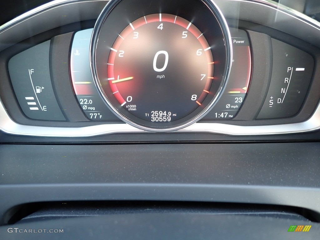 2017 Volvo S60 T5 AWD Gauges Photo #139956487