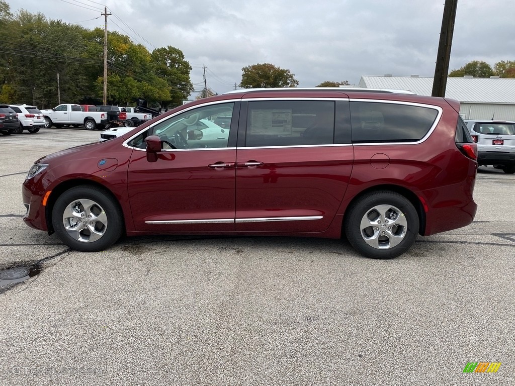 Velvet Red Pearl 2020 Chrysler Pacifica Hybrid Touring L Exterior Photo #139956763