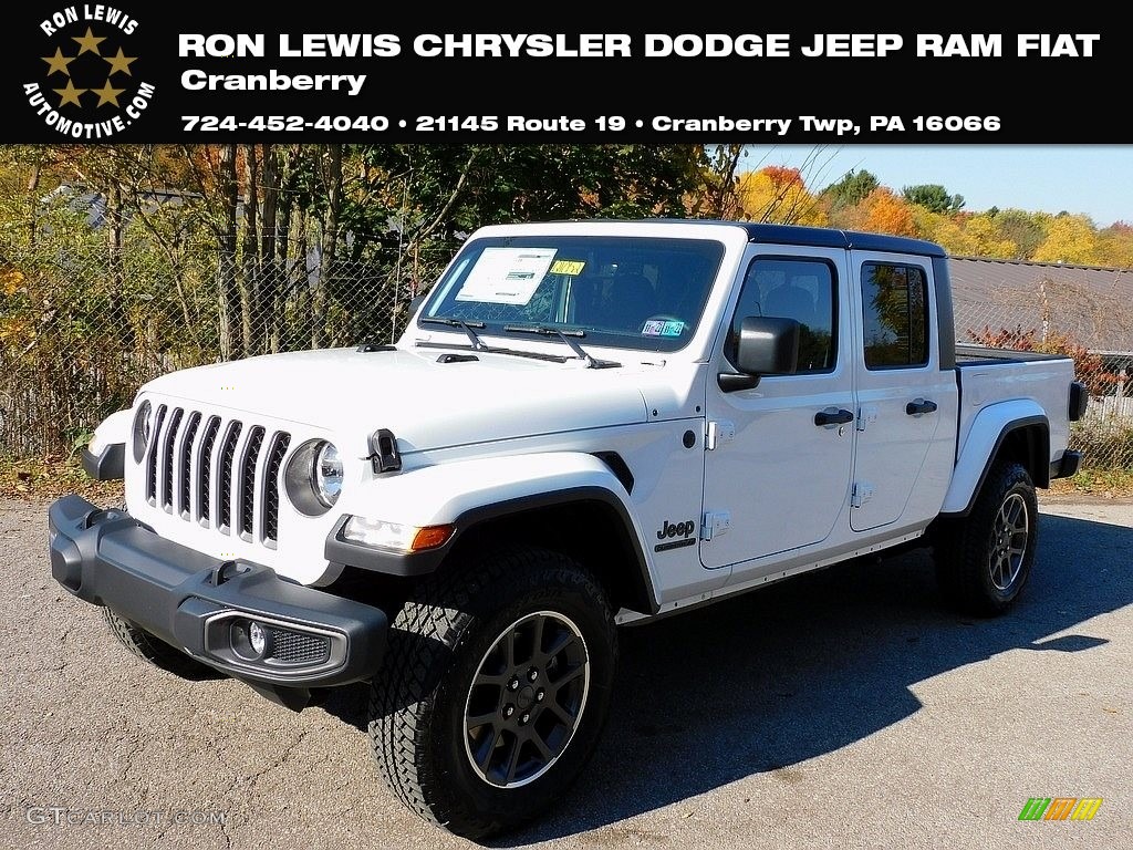 2021 Gladiator Sport 4x4 - Bright White / Black photo #1