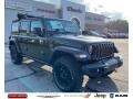 2021 Sarge Green Jeep Wrangler Unlimited Willys 4x4  photo #2