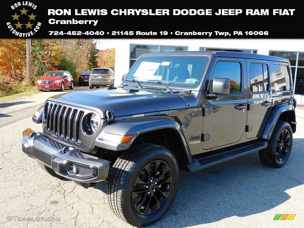 2021 Wrangler Unlimited High Altitude 4x4 - Granite Crystal Metallic / Black photo #1