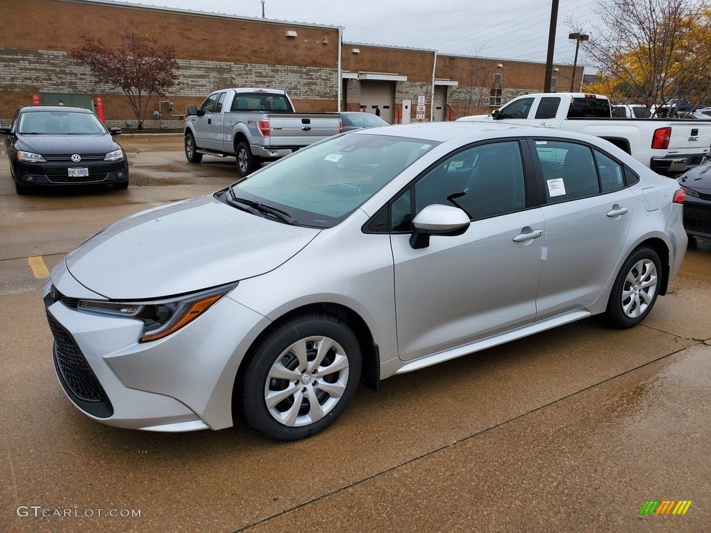 Classic Silver Metallic 2021 Toyota Corolla LE Exterior Photo #139957831