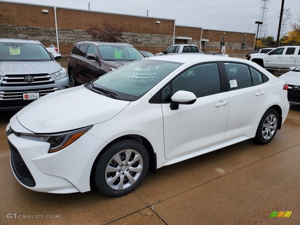 Super White 2021 Toyota Corolla LE Exterior Photo #139958023