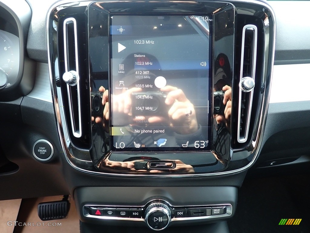2021 XC40 T5 Momentum AWD - Thunder Grey Metallic / Charcoal photo #15