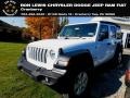 2021 Bright White Jeep Wrangler Unlimited Sport 4x4  photo #1