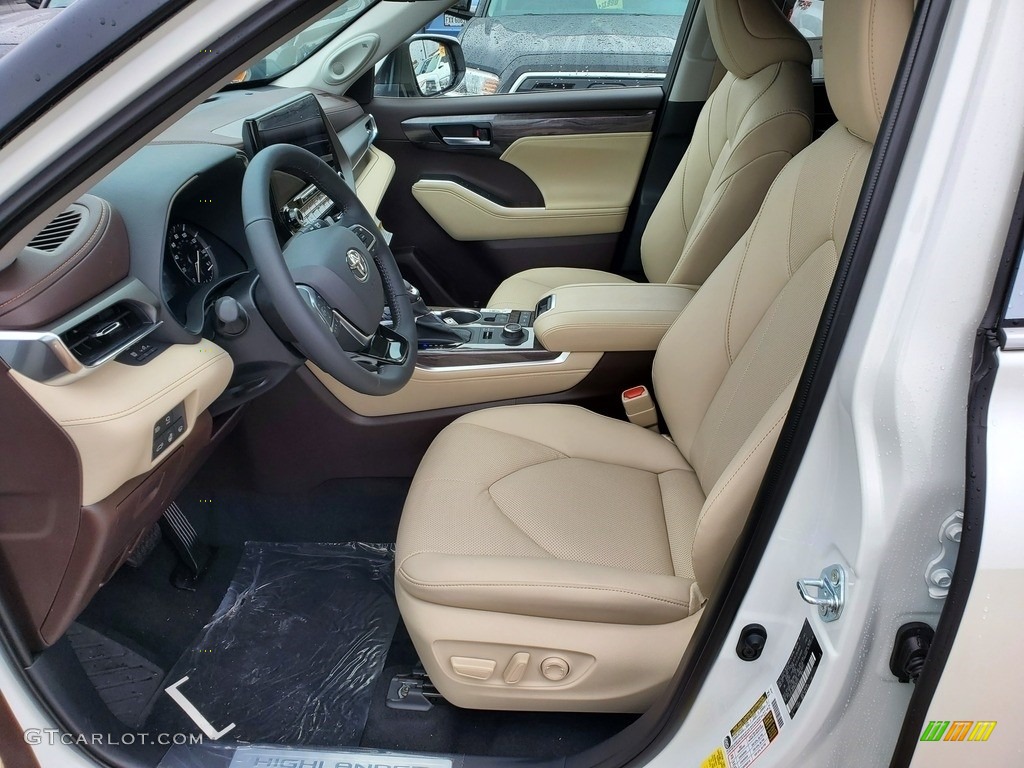 2021 Highlander Limited AWD - Blizzard White Pearl / Harvest Beige photo #2