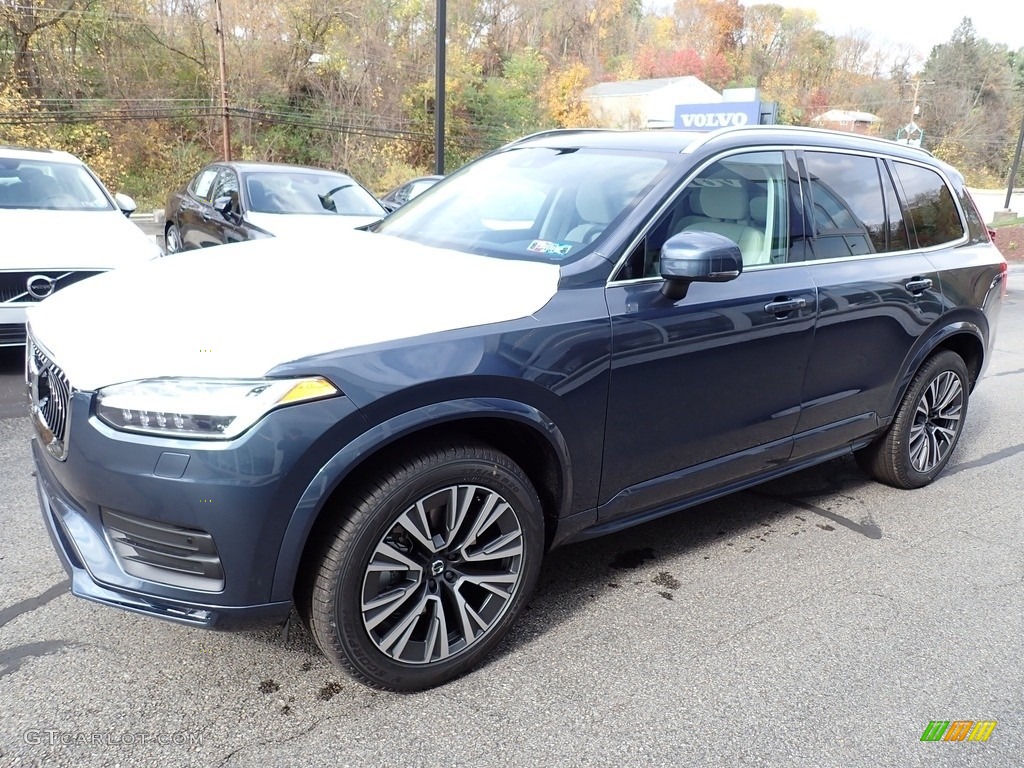 Denim Blue Metallic 2021 Volvo XC90 T6 AWD Momentum Exterior Photo #139958911