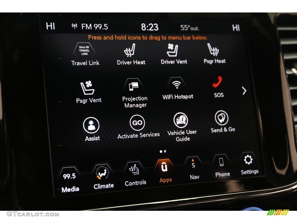 2020 Jeep Grand Cherokee Trailhawk 4x4 Controls Photo #139959091