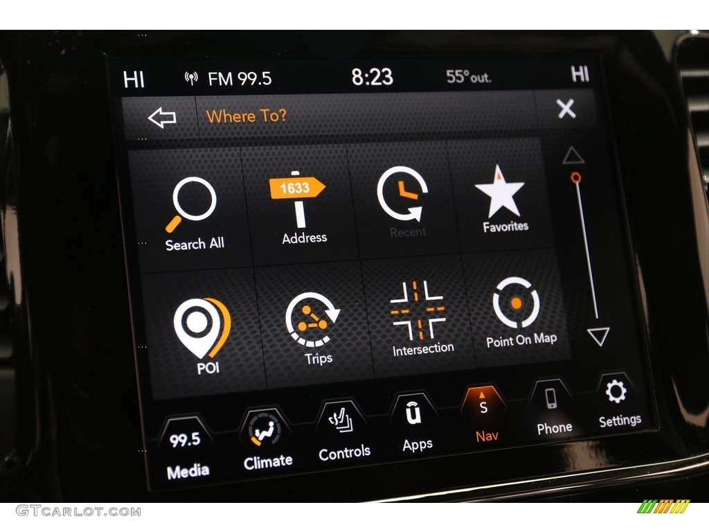 2020 Jeep Grand Cherokee Trailhawk 4x4 Controls Photo #139959127