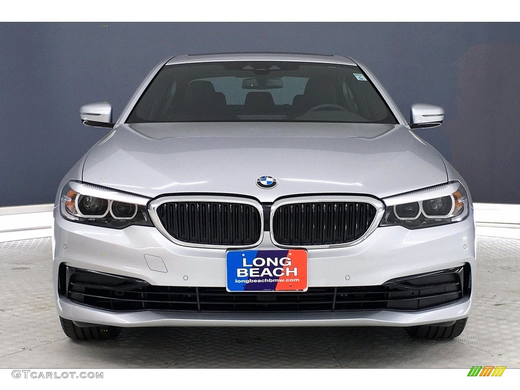 2020 5 Series 530i Sedan - Glacier Silver Metallic / Black photo #2
