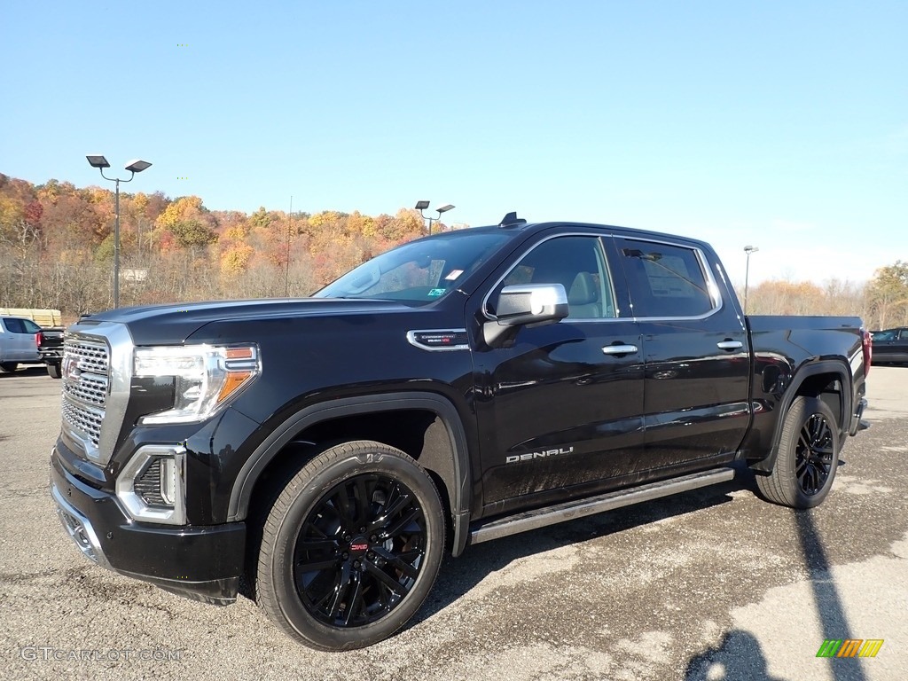 Onyx Black 2021 GMC Sierra 1500 Denali CabonPro Crew Cab 4WD Exterior Photo #139959434