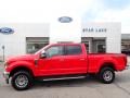 2020 Race Red Ford F250 Super Duty XLT Crew Cab 4x4  photo #1