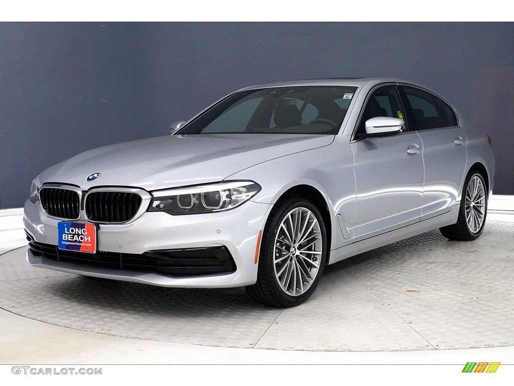 2020 5 Series 530i Sedan - Glacier Silver Metallic / Black photo #12