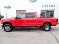 2020 Race Red Ford F250 Super Duty XLT Crew Cab 4x4  photo #2
