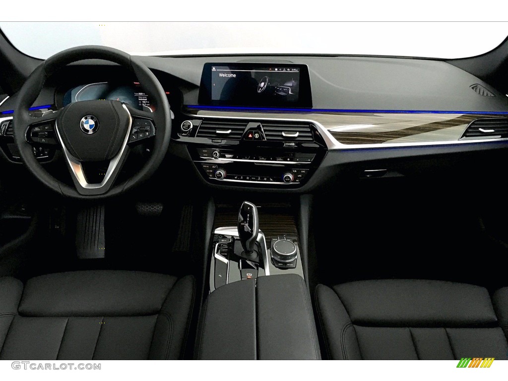 2020 5 Series 530i Sedan - Glacier Silver Metallic / Black photo #15
