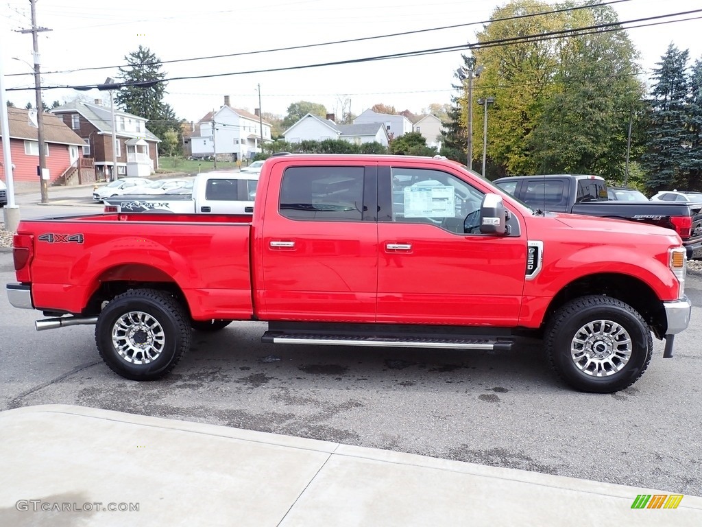 Race Red 2020 Ford F250 Super Duty XLT Crew Cab 4x4 Exterior Photo #139959562