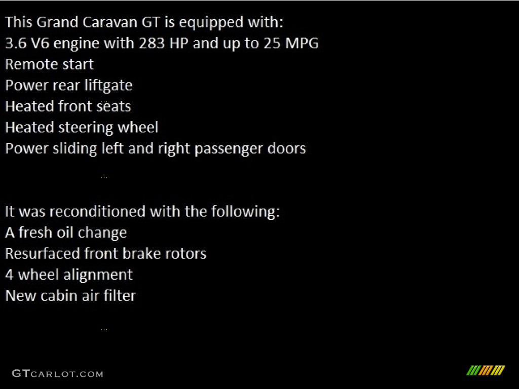 2019 Grand Caravan GT - Granite Pearl / Black photo #2