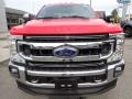 2020 Race Red Ford F250 Super Duty XLT Crew Cab 4x4  photo #8