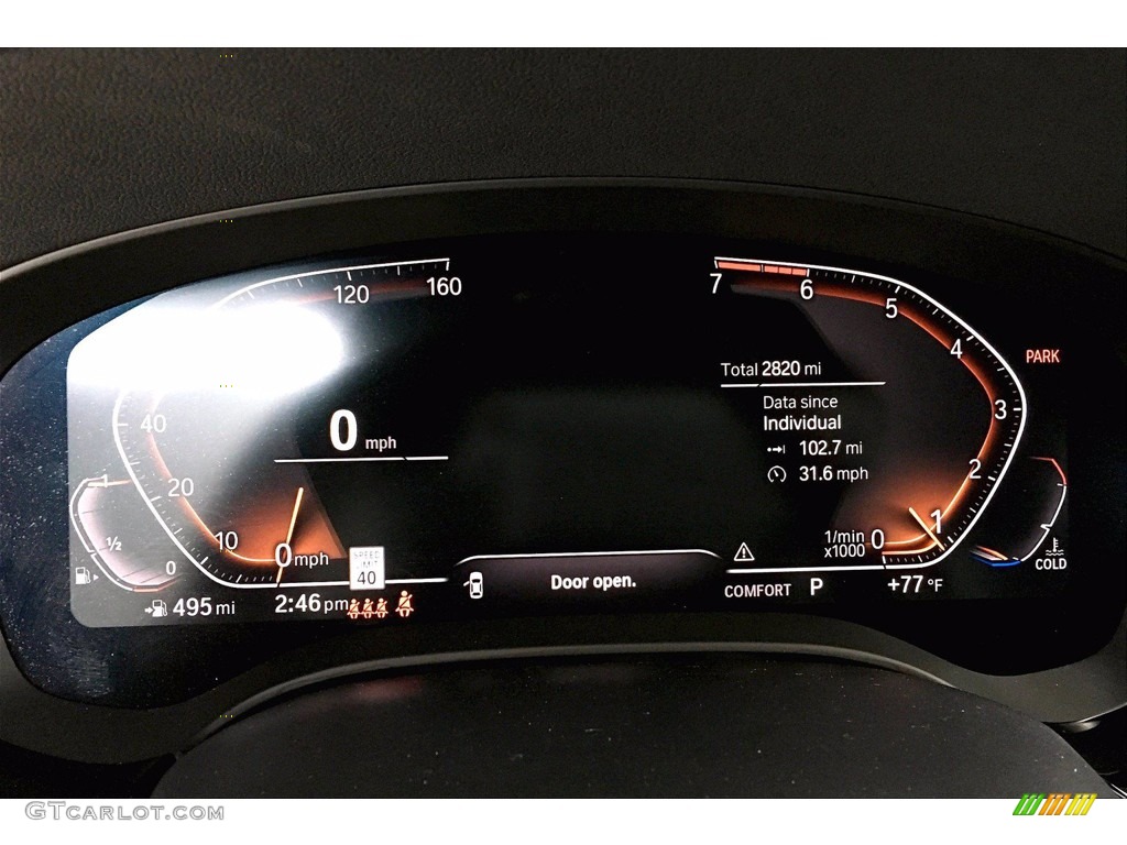 2020 BMW 5 Series 530i Sedan Gauges Photo #139959670