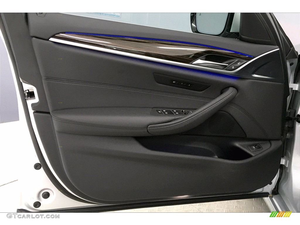 2020 5 Series 530i Sedan - Glacier Silver Metallic / Black photo #22